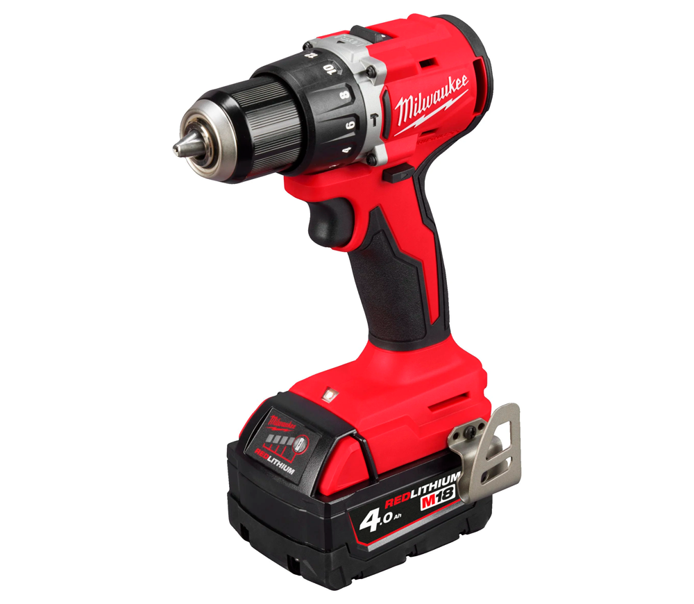Шуруповёрт аккумуляторный ударный MILWAUKEE M18 BLPDRCMC-402C 18В 4Ач photo 1