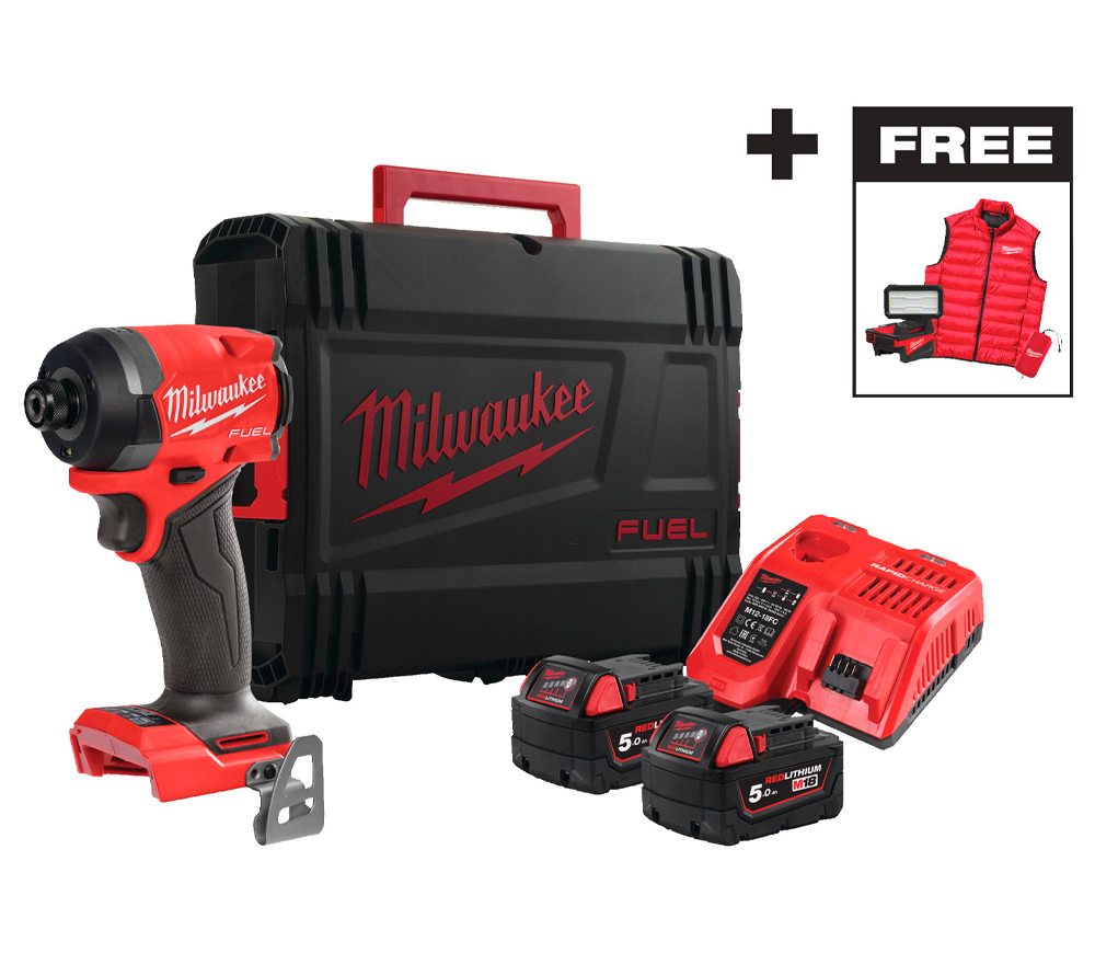 Șurubelnița cu acumulator сu impact MILWAUKEE M18 FID3MC-502X 18V 5Ah photo