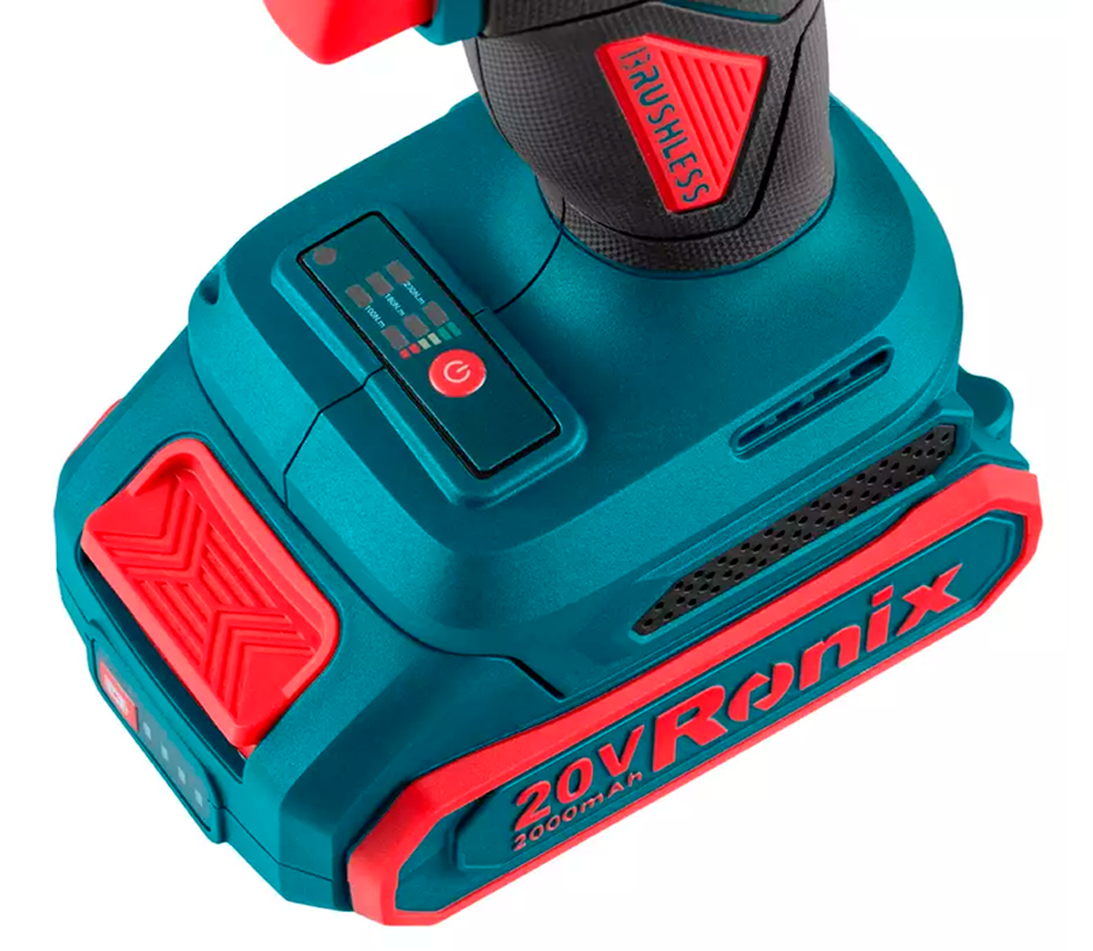 Винтовёрт аккумуляторный RONIX 8671 20В 2Ач photo 6