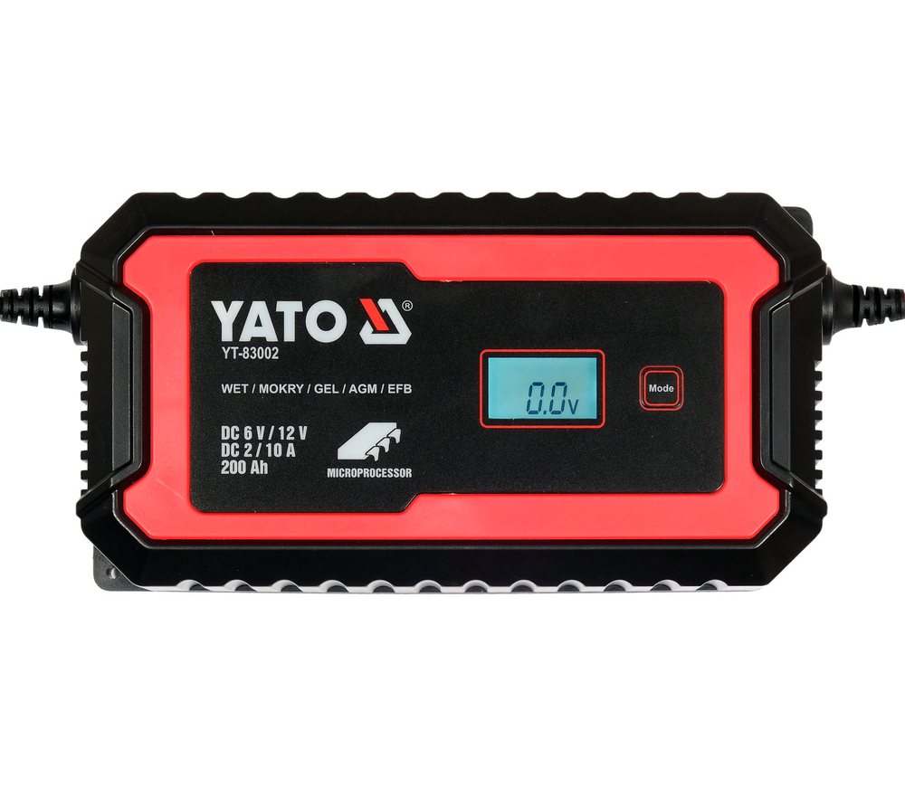 Зарядное устройство YATO YT83002 10A 6-12В photo 0