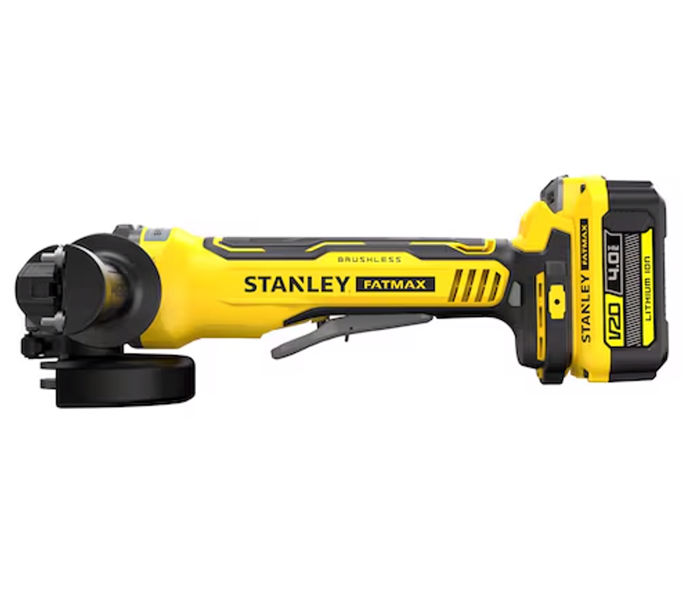 Угловая шлифмашина аккумуляторная STANLEY SFMCG700M2K-QW 125мм 18В 4Ач photo 1