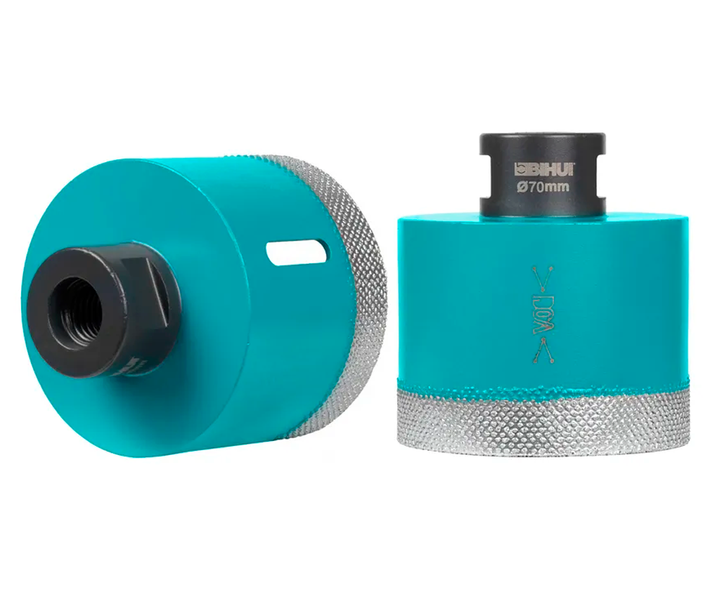 Carotă diamantă pentru faianță și piatră BIHUI DBDB70 70mm photo 1