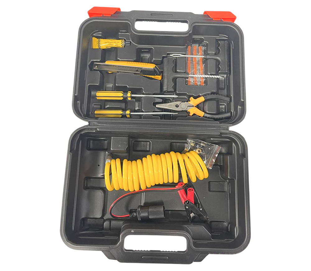 Compresor auto Demetra DM12V 200w 10bar 55l/min photo 3