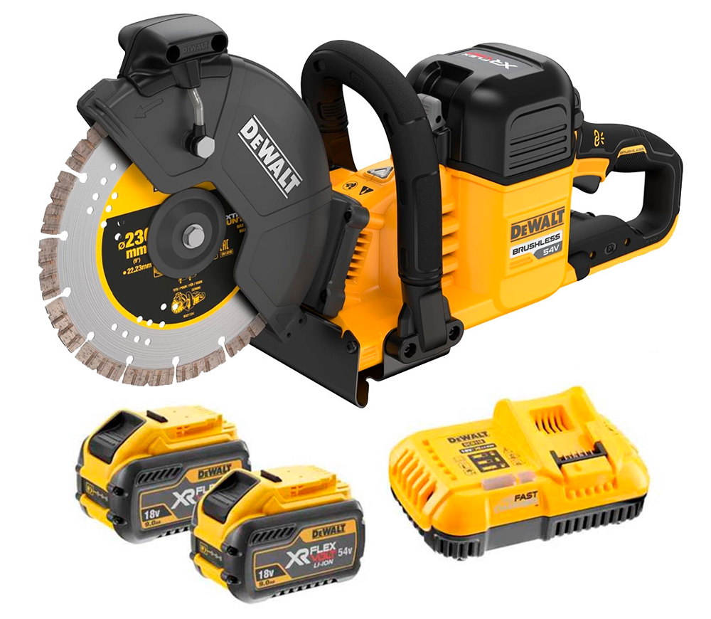 Fierăstrău circular cu acumulator DEWALT DCS691X2-QW 230mm 54V 9Ah photo