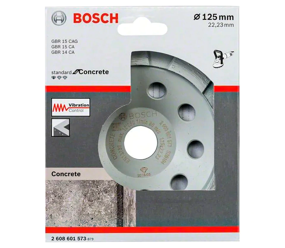 Disc de șlefuit beton BOSCH Standard for Concrete 125mm photo 0
