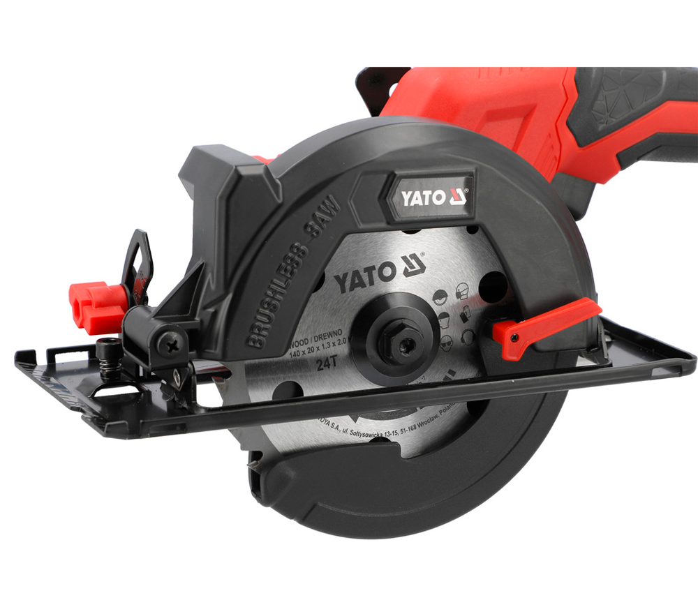 Дисковая пила аккумуляторная YATO YT8281185 140мм 18В 4Ач photo 2