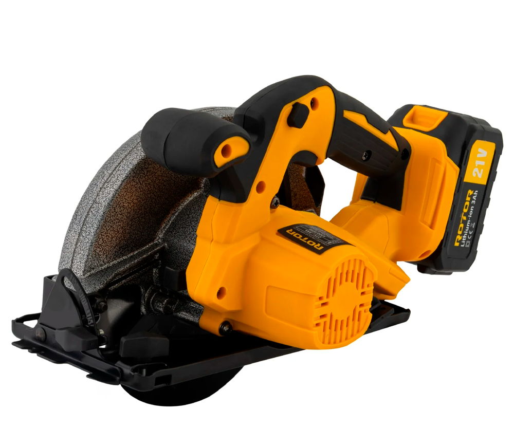 Дисковая пила аккумуляторная ROTOR RSC21 185мм 21В 3Ач photo 2