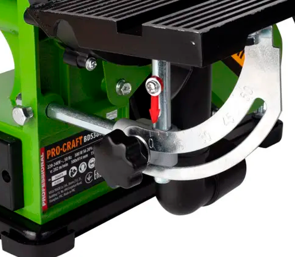 Шлифовальный ленточно-дисковый станок ProCraft BDS380 380вт photo 4
