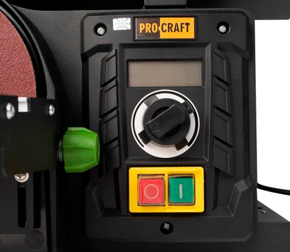 Mașină de șlefuit cu bandă și disc ProCraft  BDS400S 400w photo 5