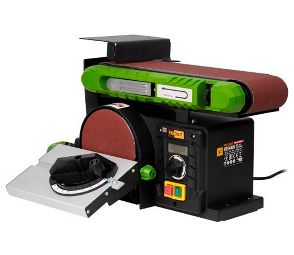 Mașină de șlefuit cu bandă și disc ProCraft  BDS400S 400w photo