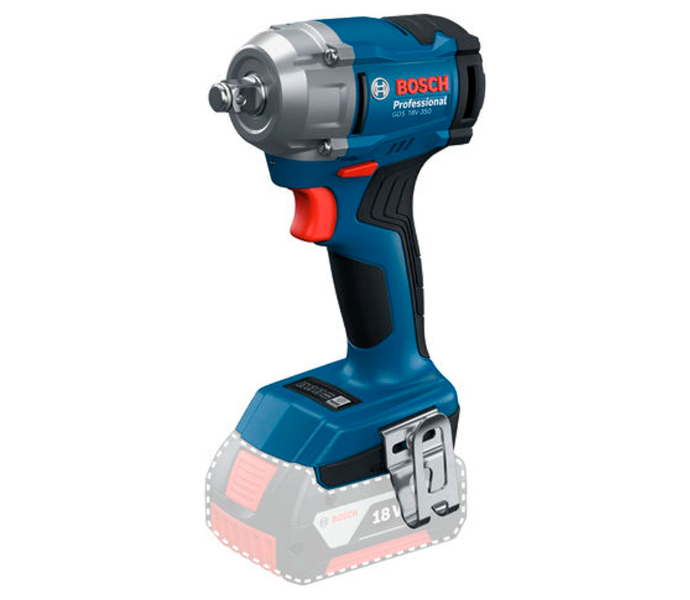 Masina de insurubat cu impact cu acum. BOSCH GDS 18V-350 18V 4Ah 350Nm photo 0