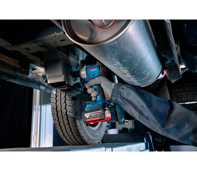 Гайковерт аккумуляторный BOSCH GDS 18V-350 18В 4Ач 350Нм-4