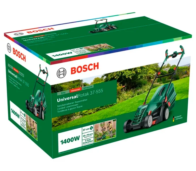 Газонокосилка электрическая BOSCH UniversalRotak 37-570 1400вт 370мм-7
