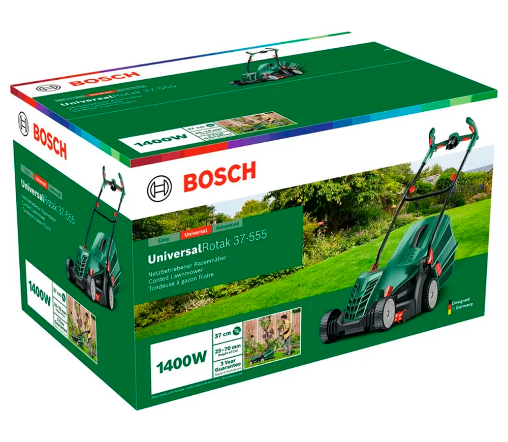 Mașină de tuns gazonul electrică BOSCH UniversalRotak 37-570 1400w 370mm photo 5