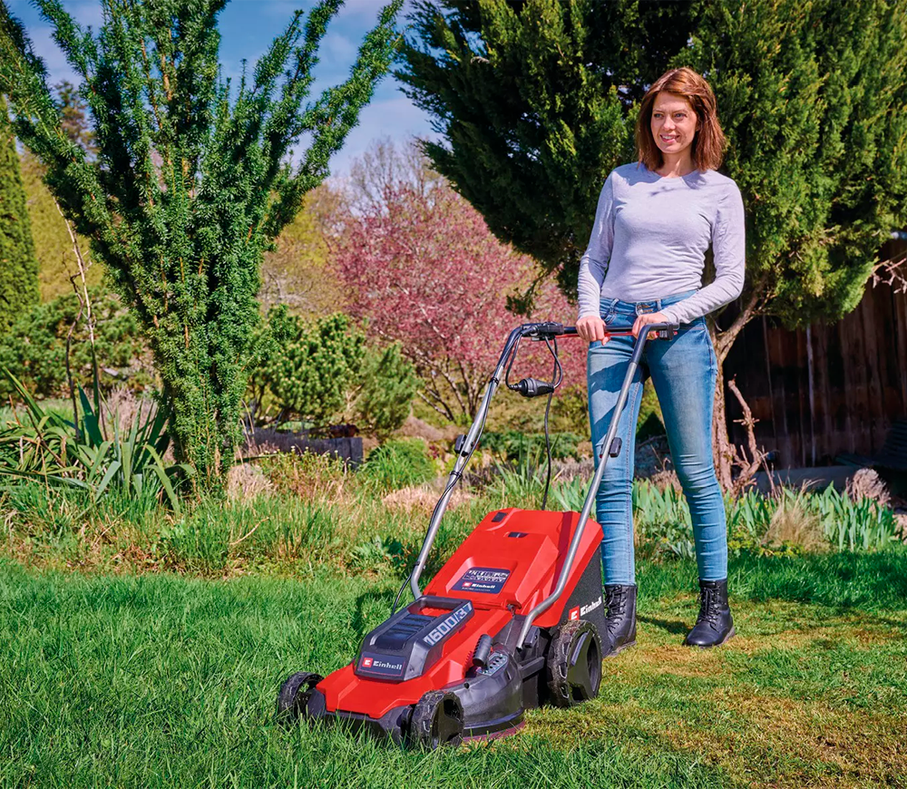 Mașină de tuns gazonul electrică EINHELL GC-EM 1600/37 1600w 370mm photo 0
