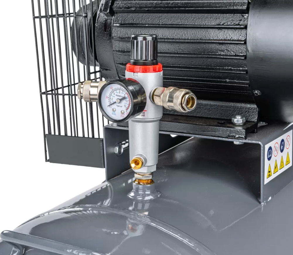 Компрессор POWERMAT PM-KO-100T-230V 650л/мин 100л photo 4