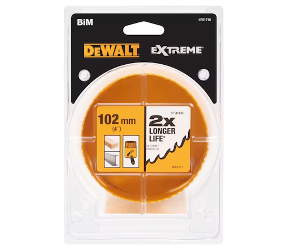 Carotă bimetalică DEWALT DT90338 102mm photo 1