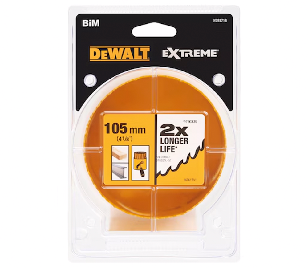 Carotă bimetalică DEWALT DT90339 105mm photo 1