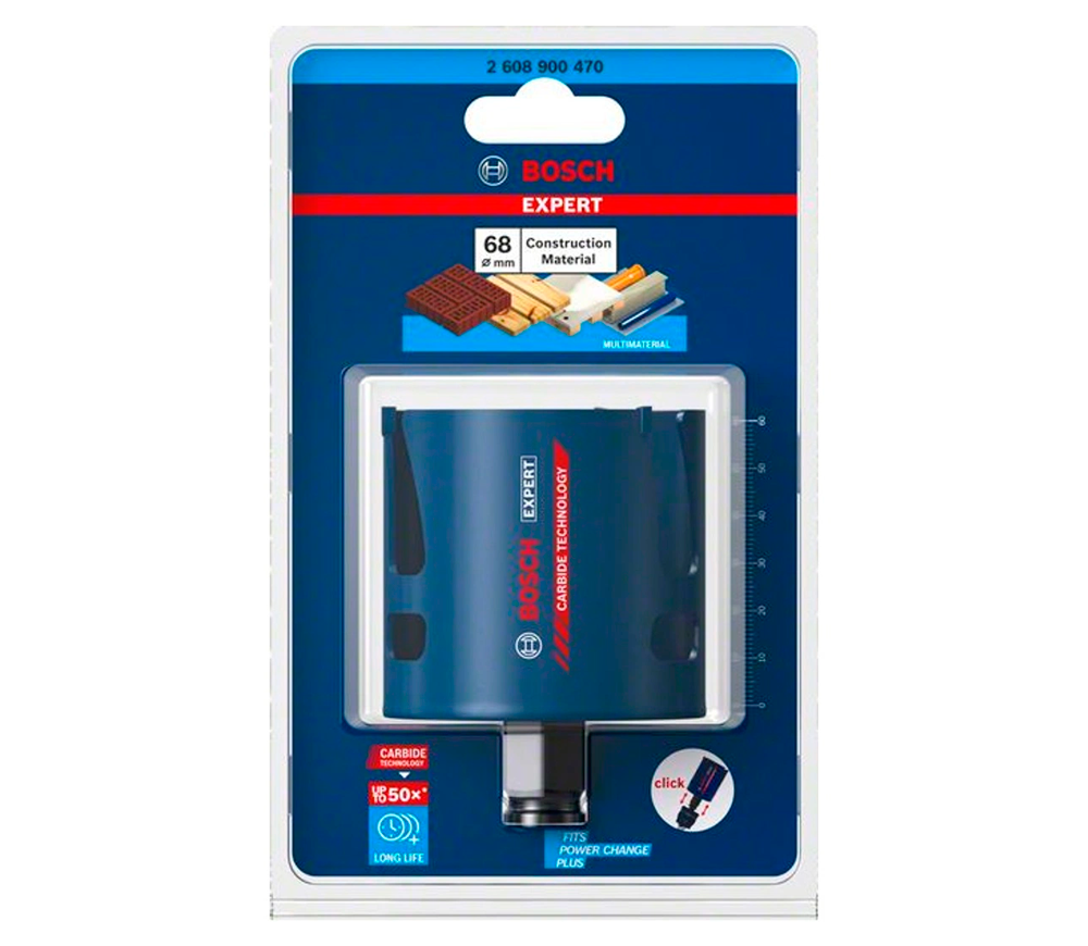 Carotă de găurit BOSCH 2608900470 68mm photo 0
