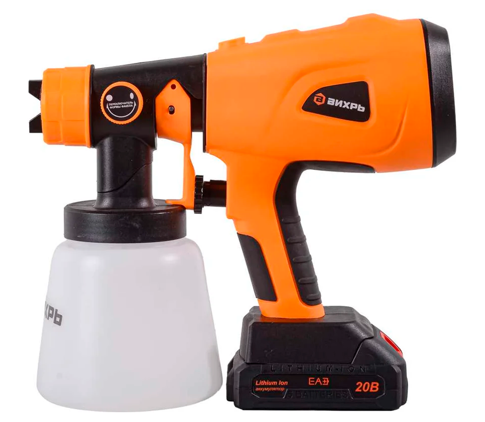 Pulverizator de vopsea fără fir VIHRI АКП-20Li 20V 3Ah photo 0