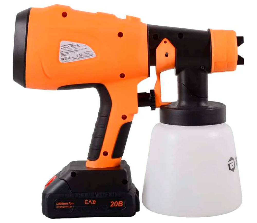 Pulverizator de vopsea fără fir VIHRI АКП-20Li 20V 3Ah photo 2