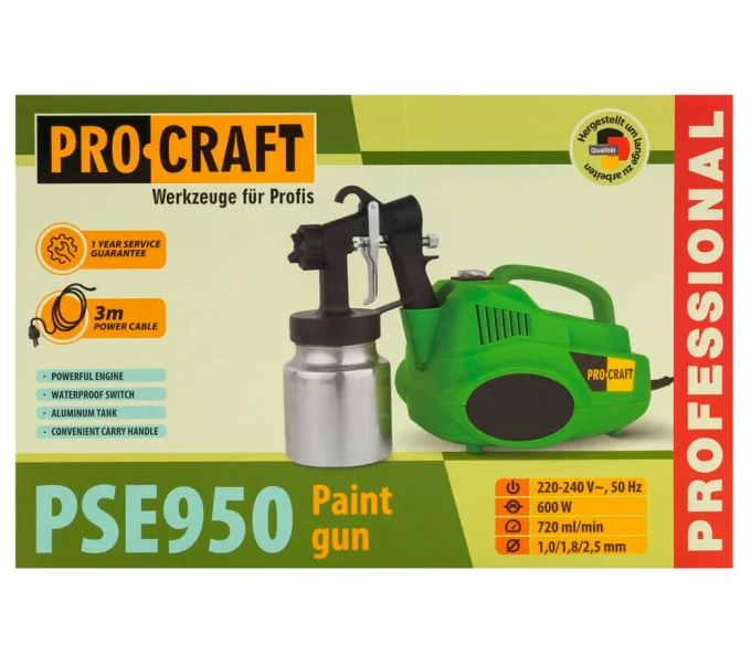 Краскопульт ProCraft PSE950 600вт-10