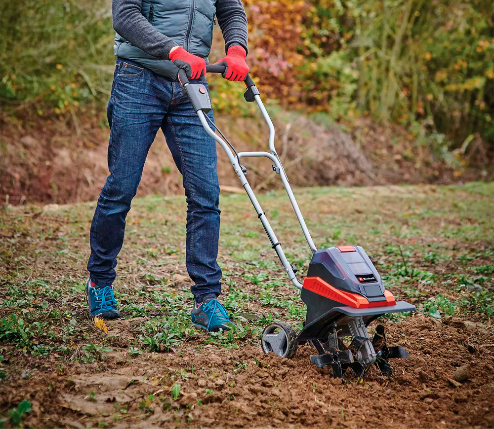 Motocultor cu acumulator (fără bat) 2x18V EINHELL GE-CR 30 Li-Solo photo 0
