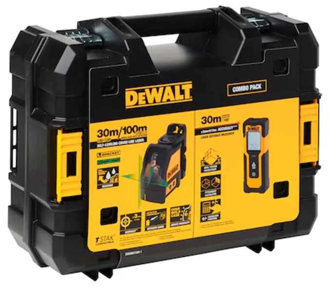 Nivelă cu laser + telemetru DEWALT  DW0887100-1 2fascicole 30m-4
