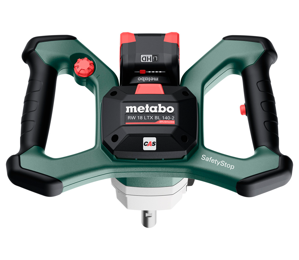Mașină de amestecat mortar cu acumulator (fără bat) METABO RW18 LTX Bl 140-2 18V photo 2