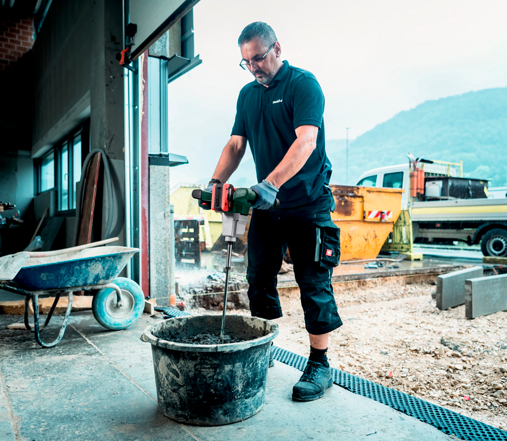 Mașină de amestecat mortar cu acumulator (fără bat) METABO RW18 LTX Bl 140-2 18V photo 3