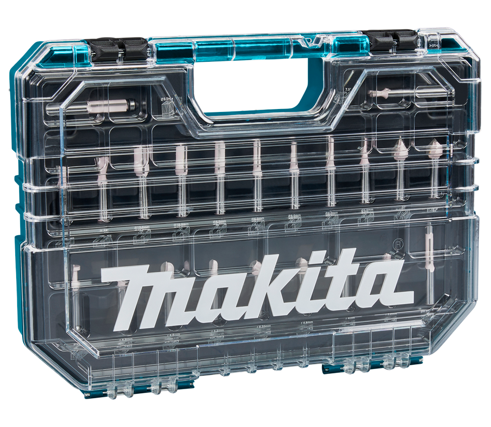 Набор 22 фрезы по дереву MAKITA D-74784 6.35-19мм photo 0