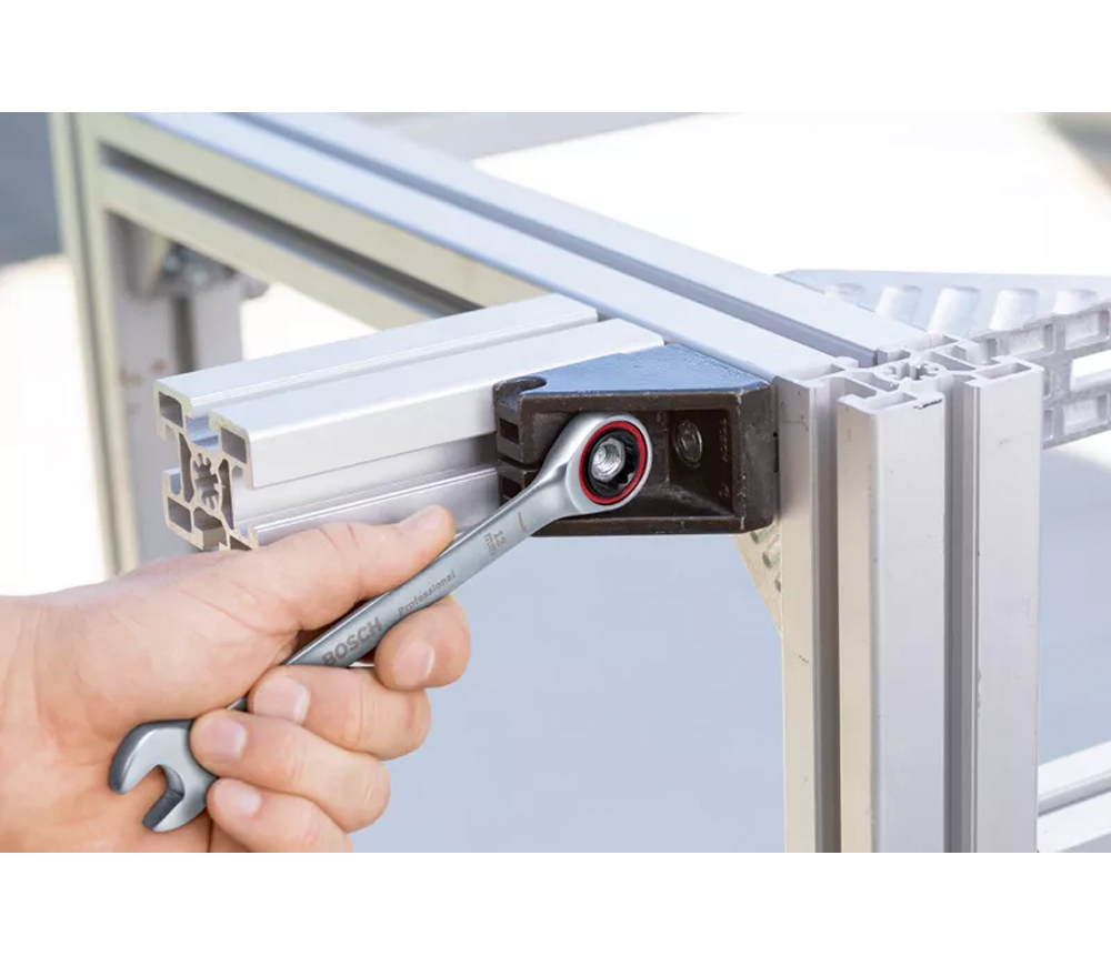 Набор трещоточных ключей 10 предметов BOSCH 1600A02AU0 8-19мм photo 4