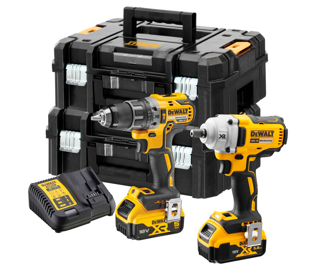 Набор аккумуляторных инструментов DEWALT DCK2077P2T-QW-1