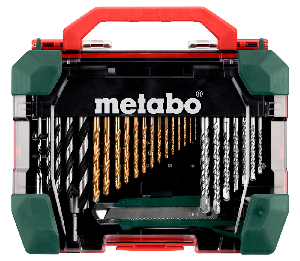 Набор сверл и бит универсальный METABO Accessory set SP 1.5-22мм HSS-TIN photo 0