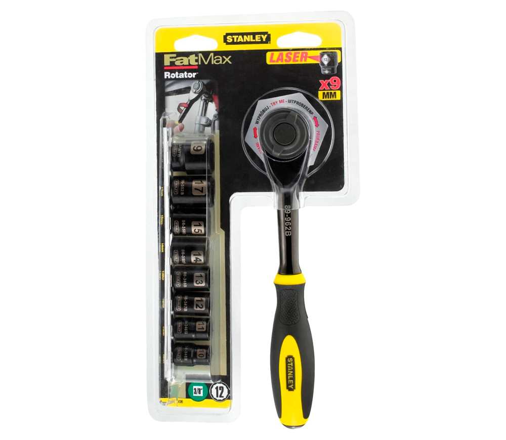Головки торцевые STANLEY 0-94-606 10-19 мм photo 0
