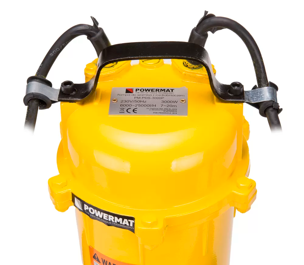 Pompă de drenaj POWERMAT PM-PDS-3000P 750w 25000l/h photo 1