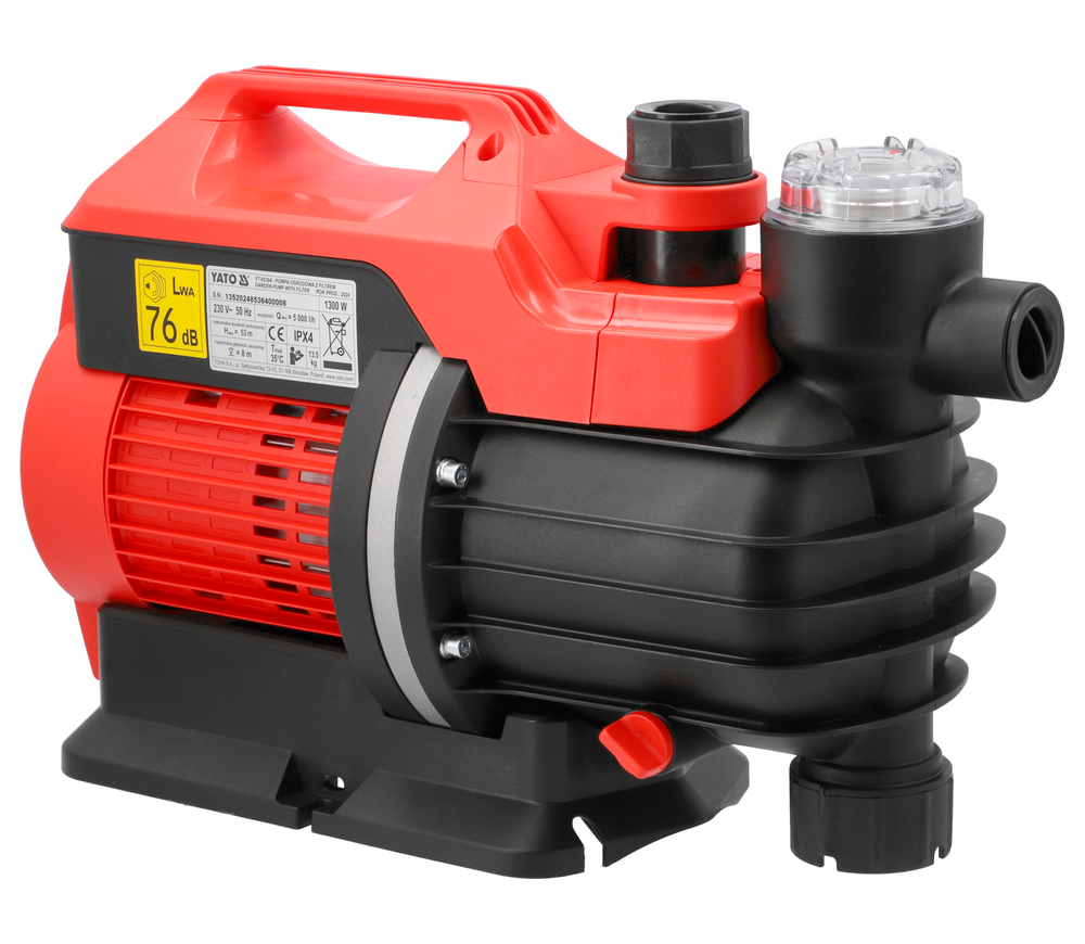 Pompă de grădină YATO YT85364 1300w 5000l/h photo 0