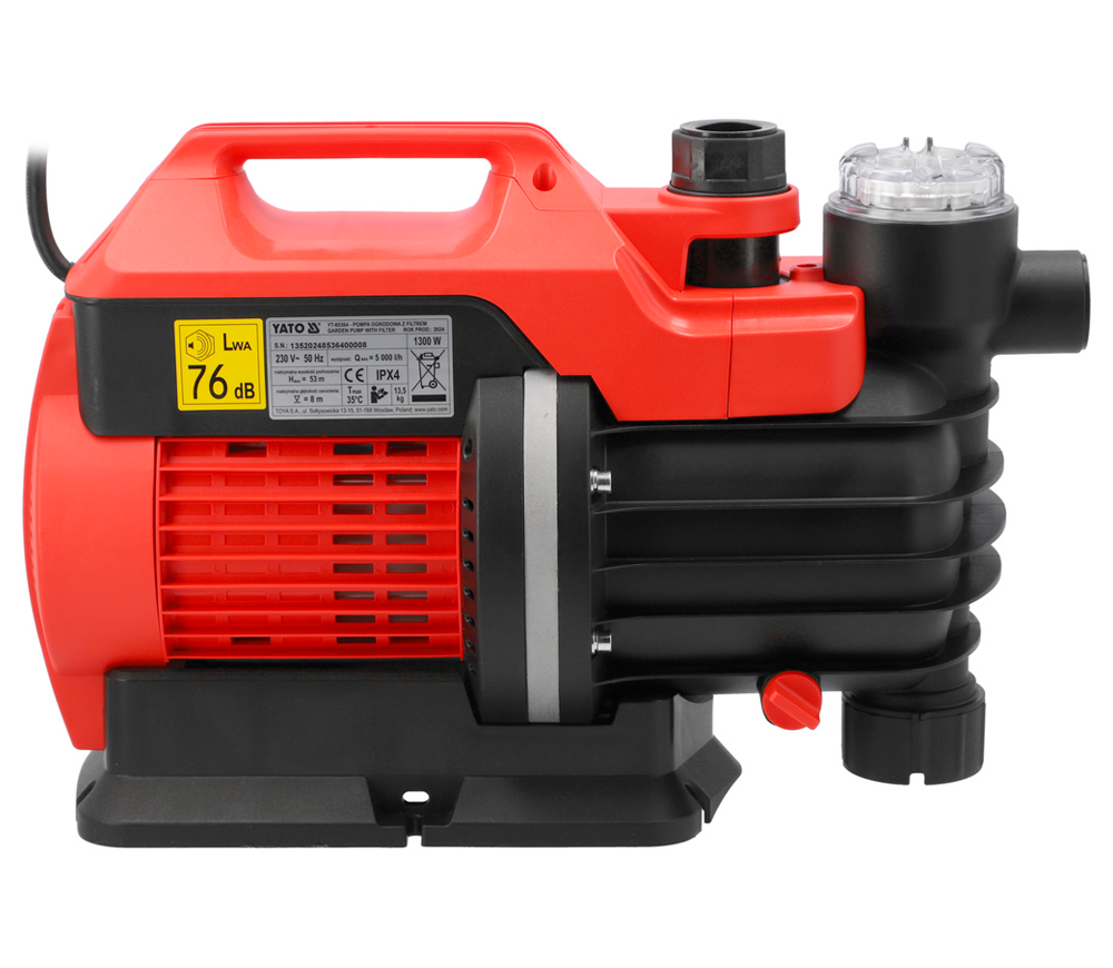 Pompă de grădină YATO YT85364 1300w 5000l/h photo 7
