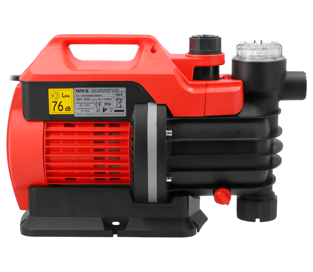 Pompă de grădină YATO YT85372 1300w 5000l/h photo 7