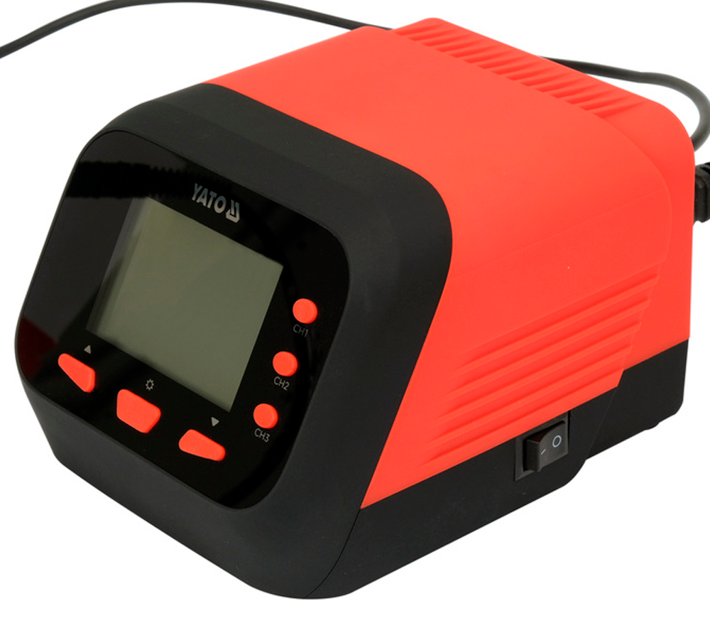 Stație de lipit cu conrol a temperaturii YATO YT82462 75w 480°C Rețea photo 7