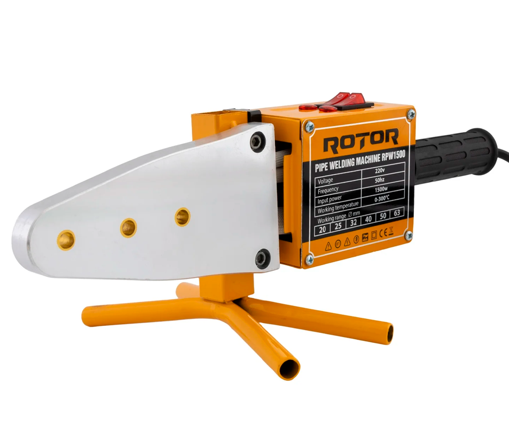 Aparat de lipit tevi din polipropilena ROTOR RPW1500 1500w 20/25/32/40/50/63mm photo