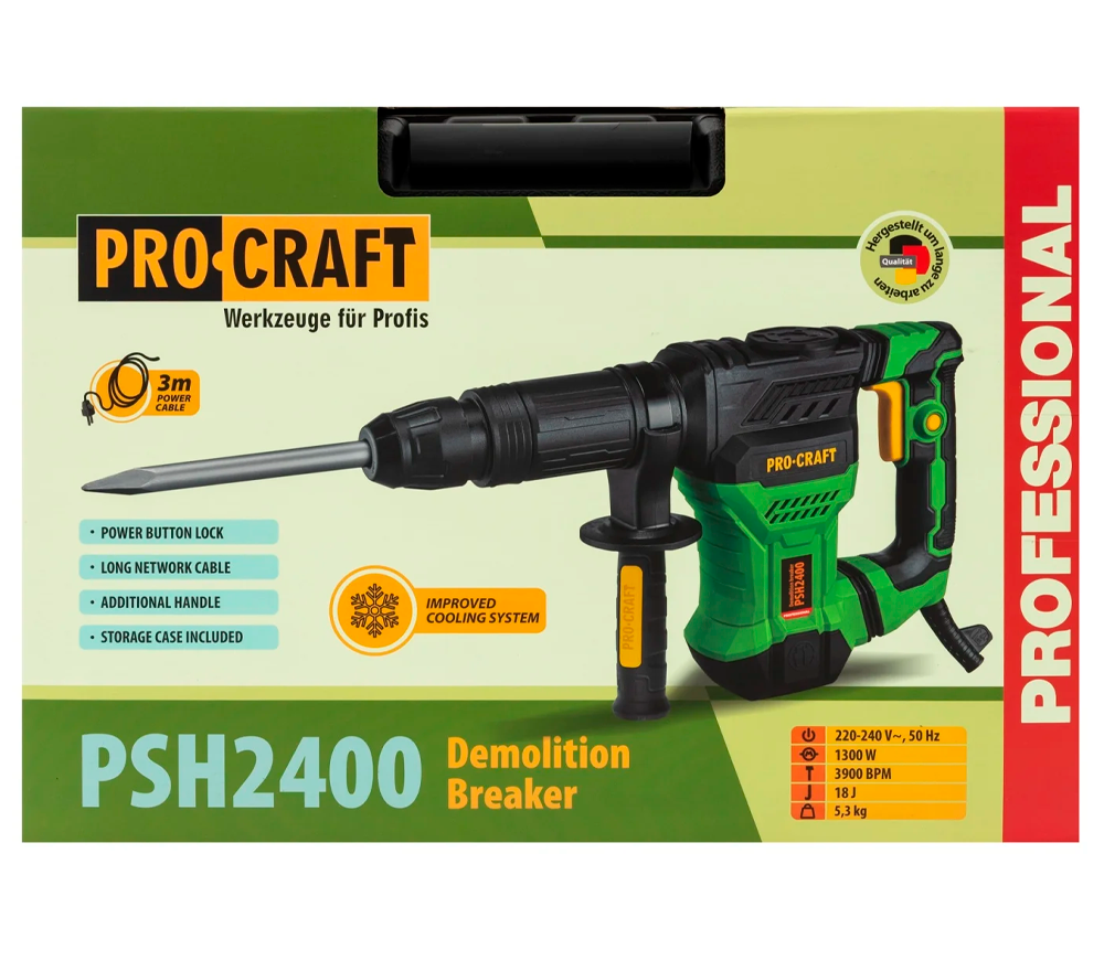 Ciocan demolator ProCraft PSH2400 1300w 18J photo 8