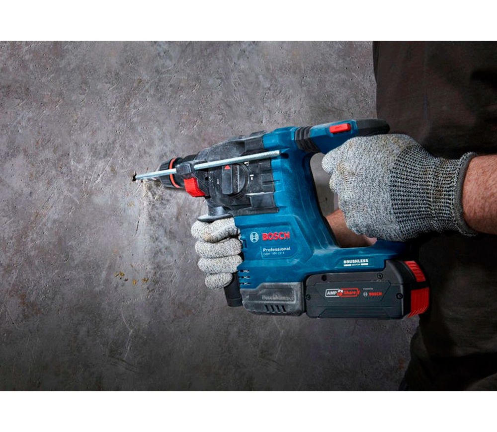 Ciocan rotopercutor cu acumulator (fără bat) BOSCH ONECHUCK GBH 18V-22 X 2J 18V photo 0