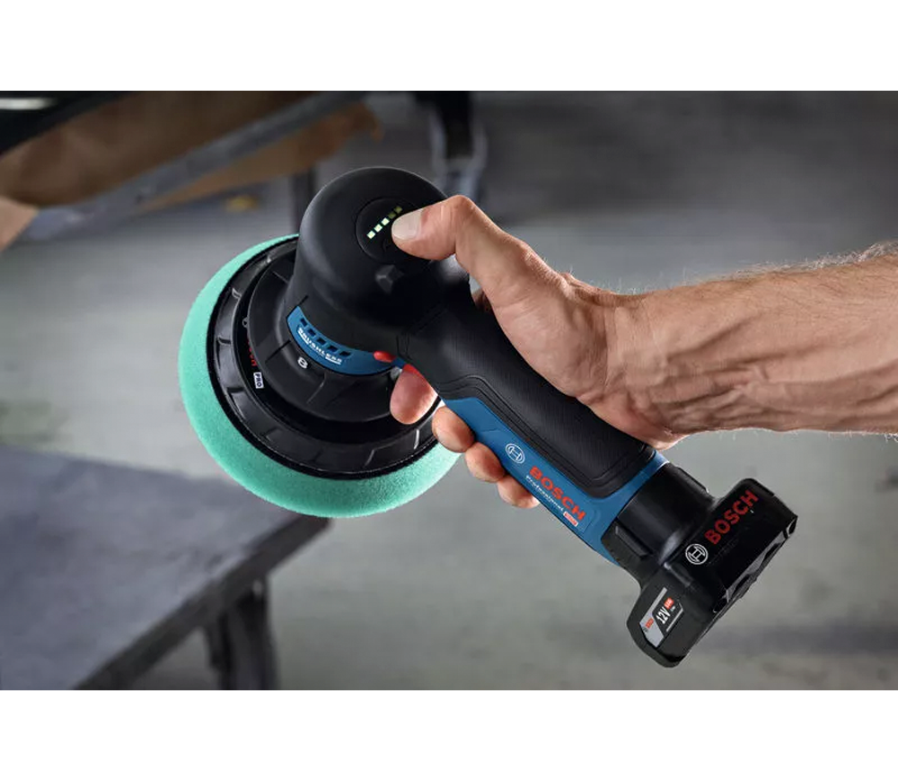 Mașină de șlefuit excentrică fără fir (fără bat) BOSCH GPX 12V-125 125mm 12V photo 4