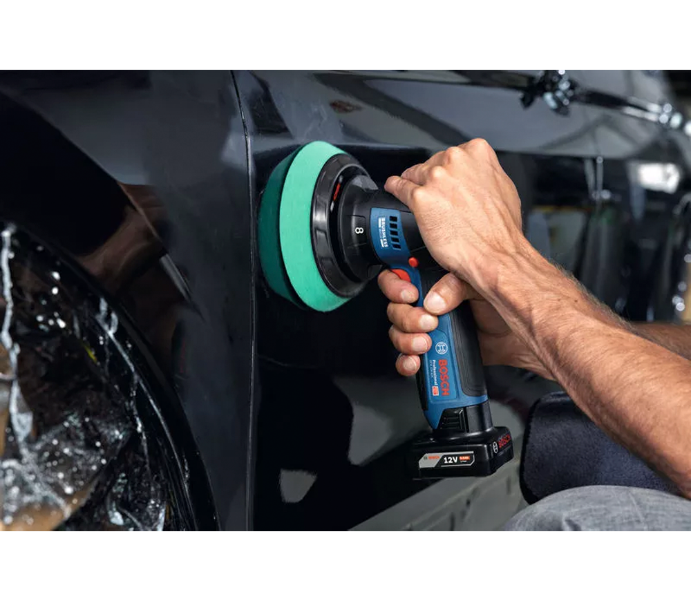Mașină de șlefuit excentrică fără fir (fără bat) BOSCH GPX 12V-125 125mm 12V photo 5