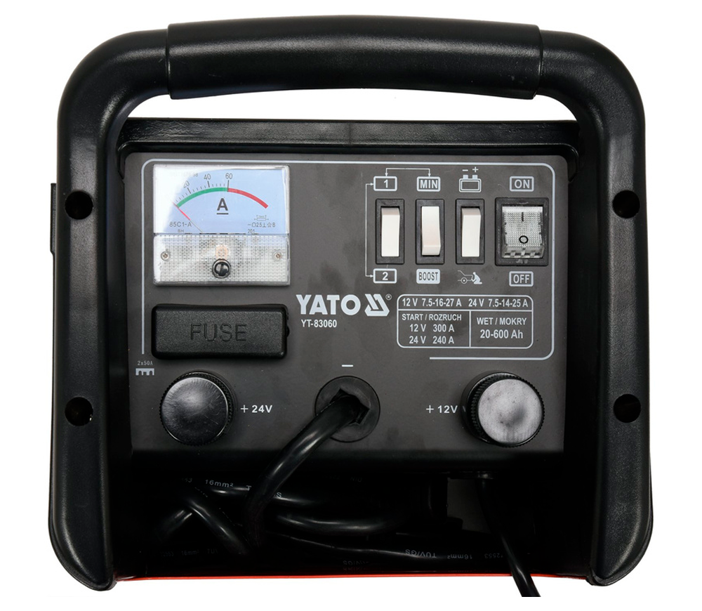 Dispozitiv de pornire-încărcare YATO YT83060 300A 12-24V photo 0