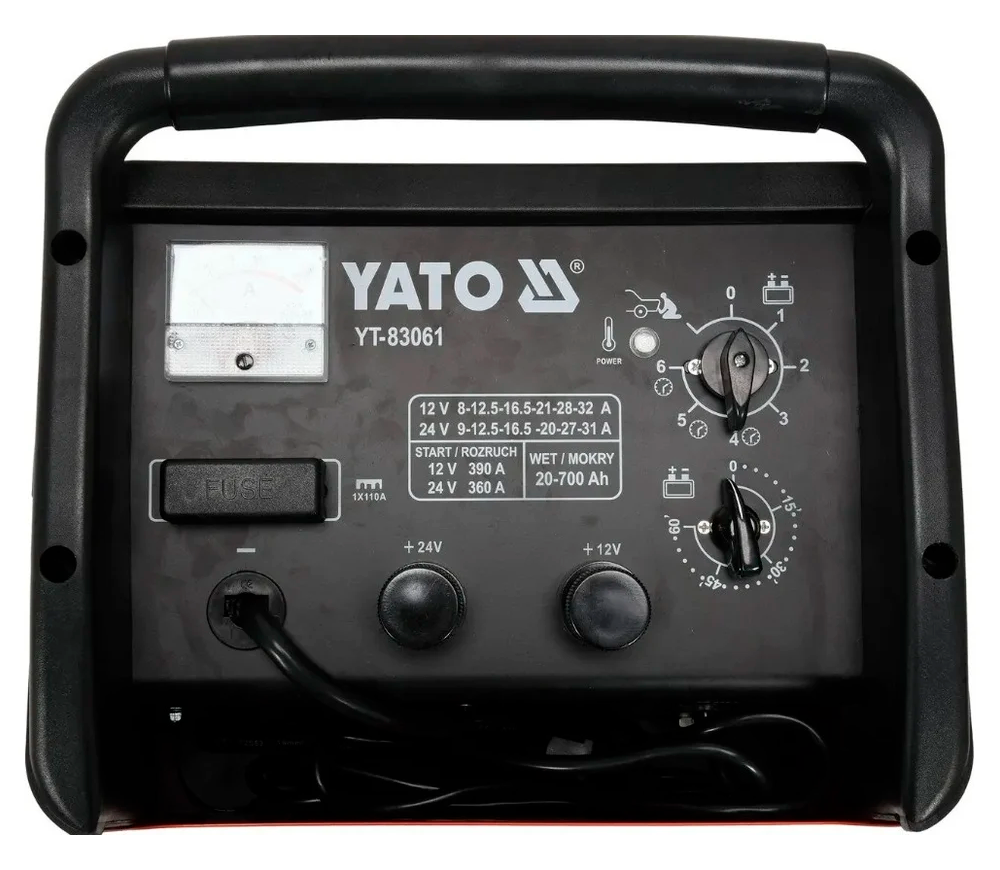Dispozitiv de pornire-încărcare YATO YT83061 390A 12-24V photo 0