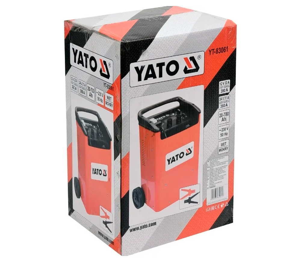 Dispozitiv de pornire-încărcare YATO YT83061 390A 12-24V photo 1