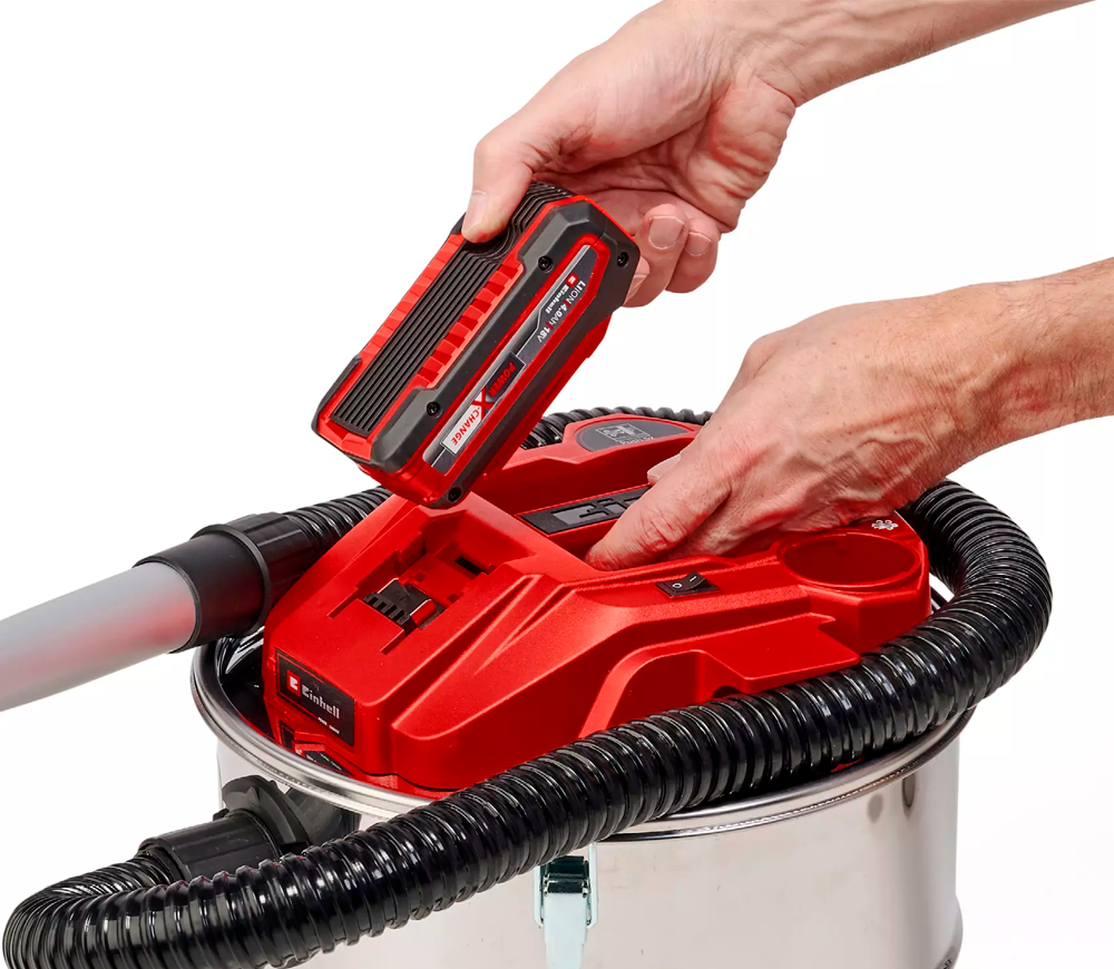 Aspirator wireless pentru cenușă (fără bat) EINHELL TE-AV 18/15 Li С-SOLO 18V 100mbar 15L photo 6
