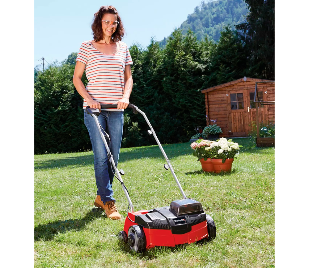 Scarificator cu acumulator (fără bat) EINHELL GC-SC 36/31 LI-Solo 310mm 2x18V photo 0